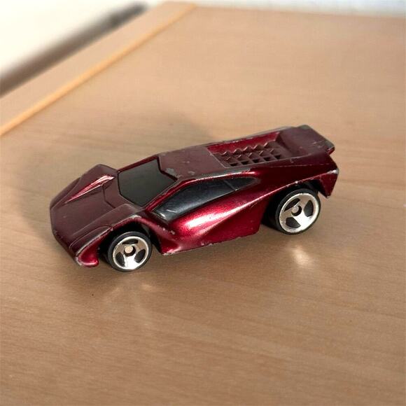 Vintage 90s Hot Wheels McDonalds Maximizer Toy Car Red Collectible 1999 - Picture 1 of 8